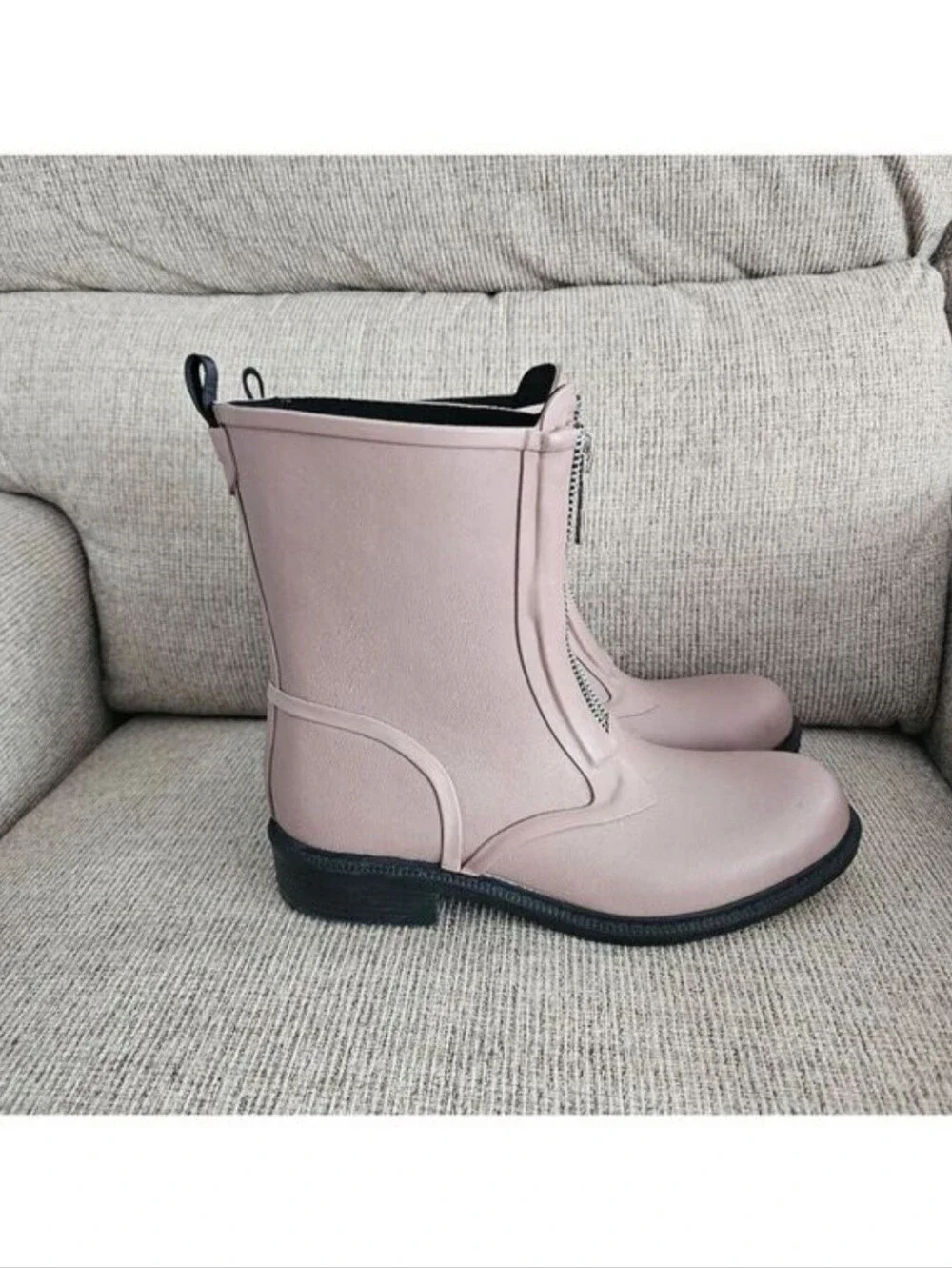 Frye Storm Zipper Rain Boots Size 9